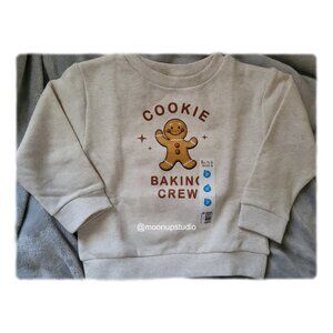 Cookie Baking Crew 2T Toddlers Sweatshirt by Roots & Threads